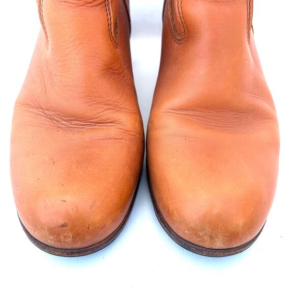 La Botte Gardiane Handmade Leather Ankle Boots French Heritage Western 38 Camel - Picture 8 of 13